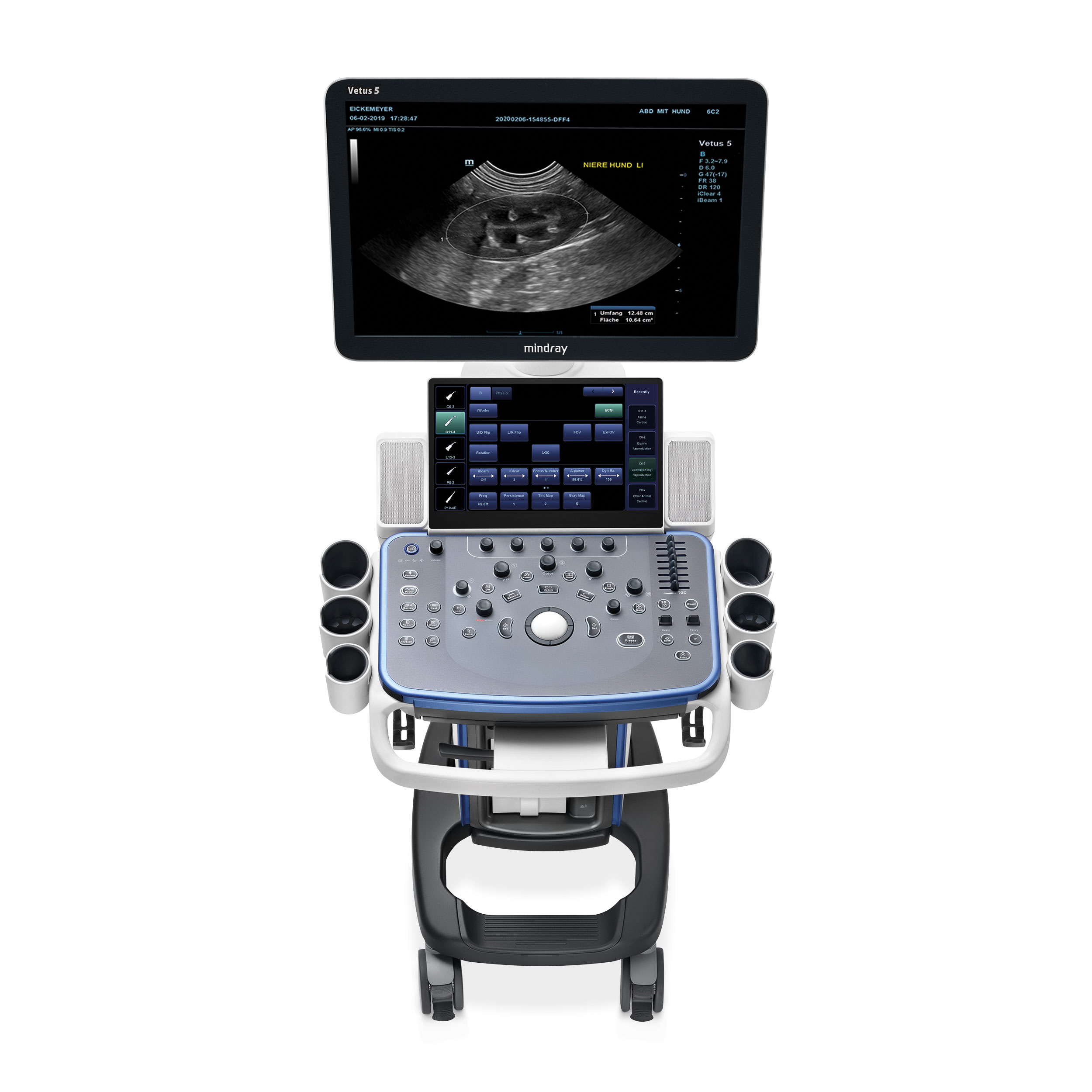 Ultralydsscanner Vetus 5, inkl. prober
